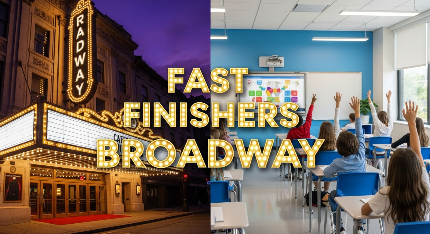 Fast Finishers Broadway Thumbnail Concept 2