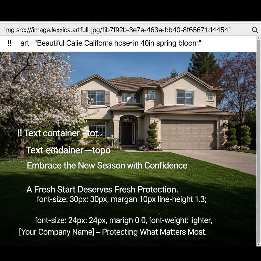 Spring seasonal creative