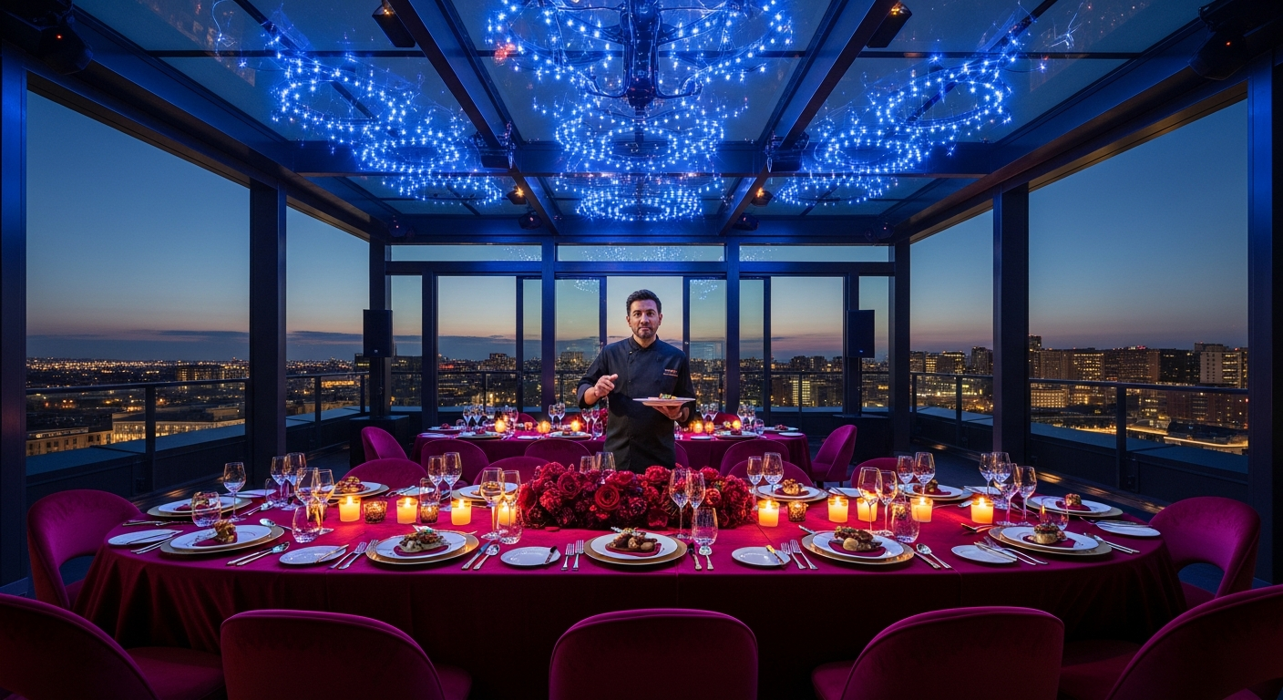 Sahara Maroon tower aerial