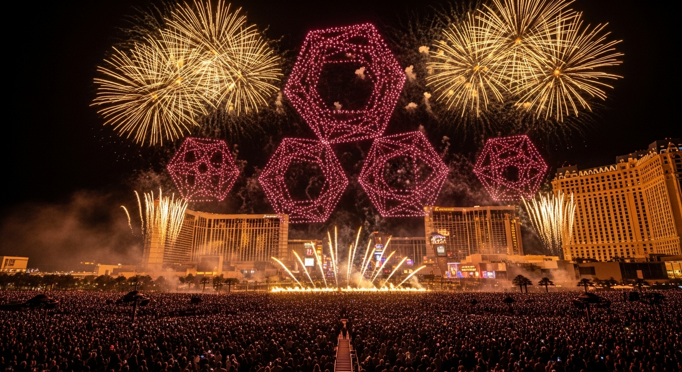 Mirage Nights drone show