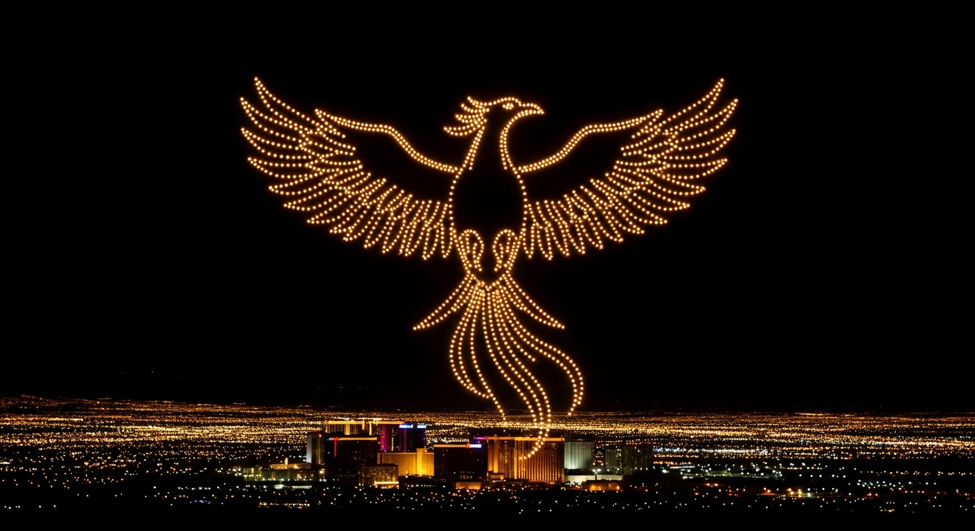 Drone formation over Strip