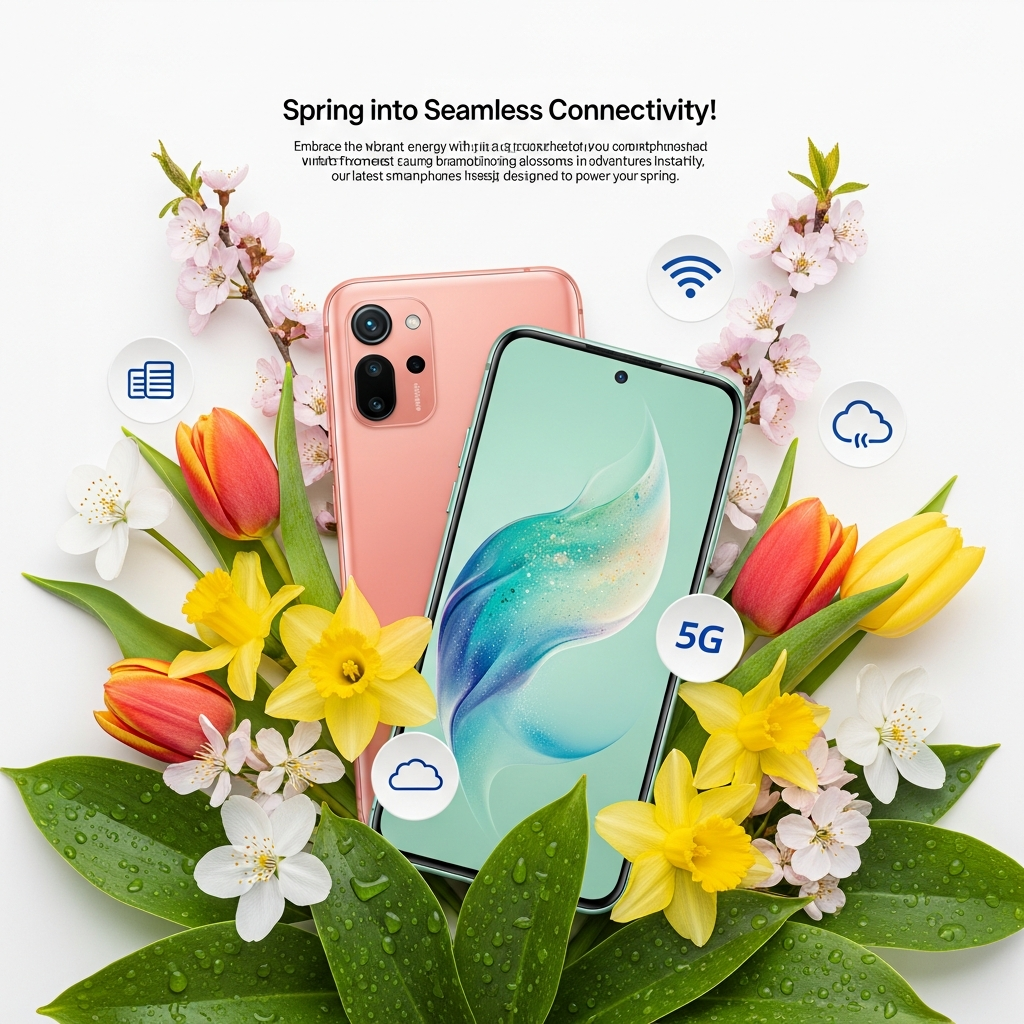 Phone promo spring creative
