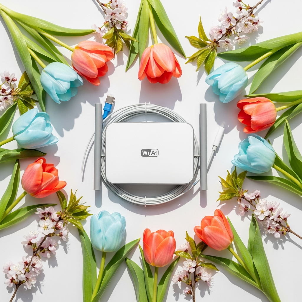 Fiber spring ad creative — feed