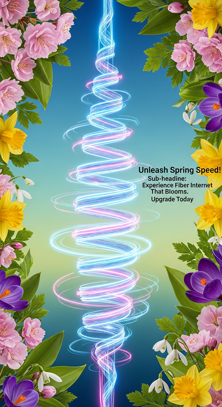 Fiber spring ad creative — story