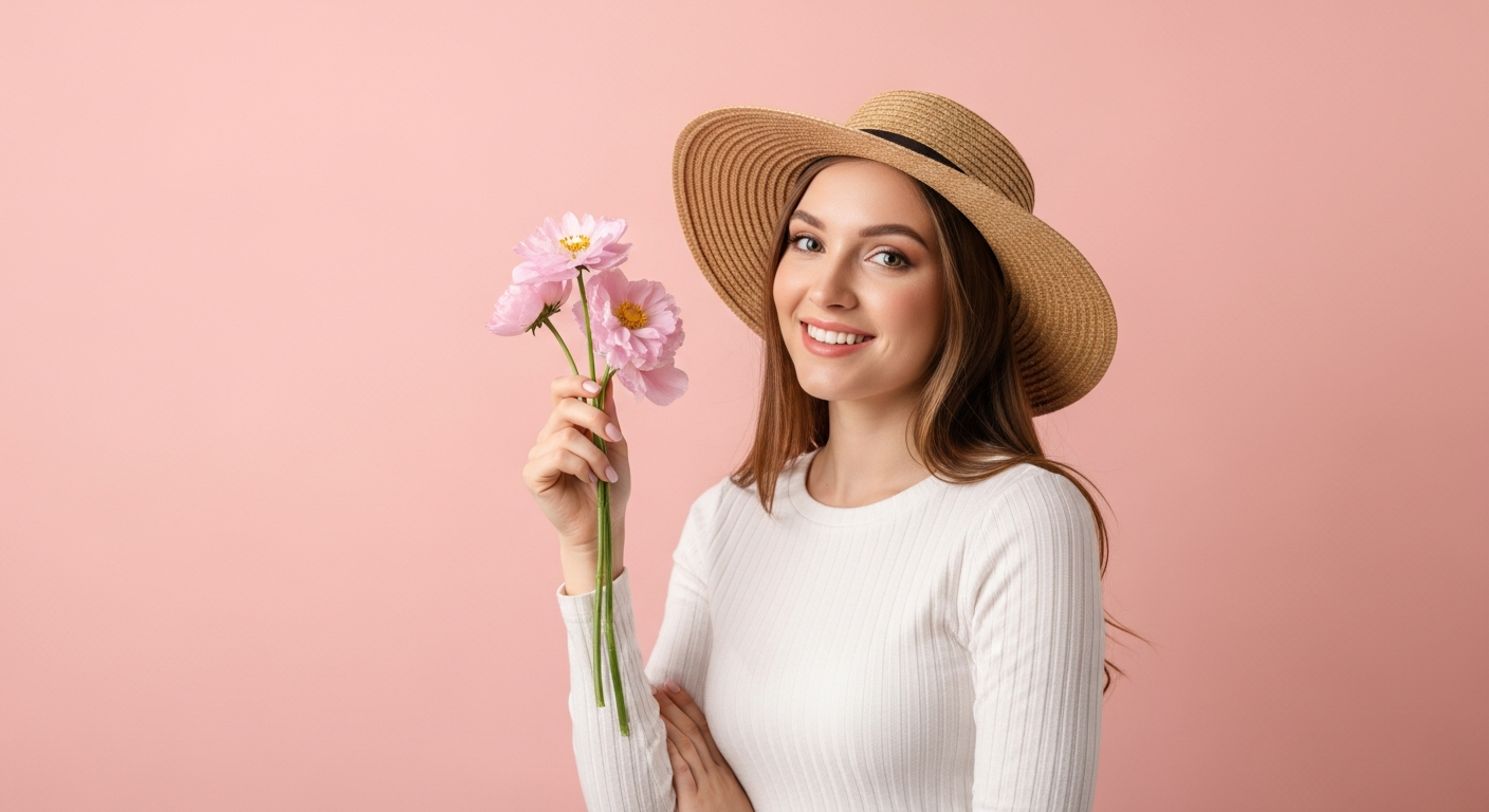 Spring Floral Banner — Light Theme