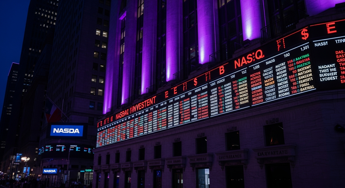 NASDAQ financial visual