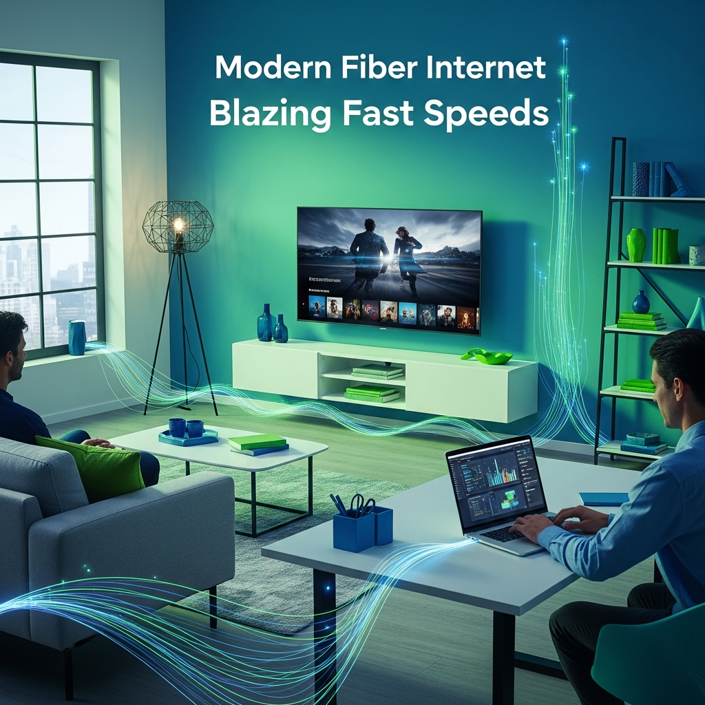 Fast fiber internet