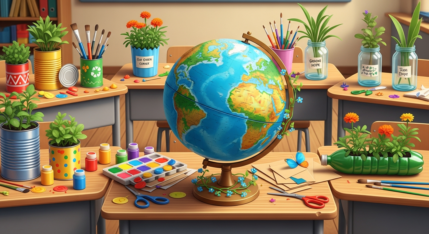 Earth Day classroom activities blog header