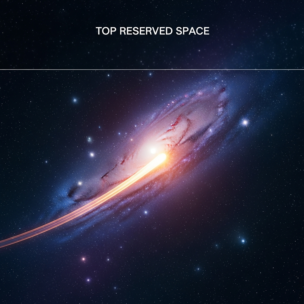 Space-themed fiber optic ad - AIA