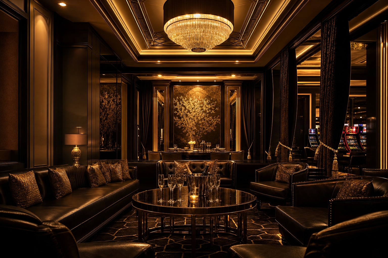 VIP casino lounge experience