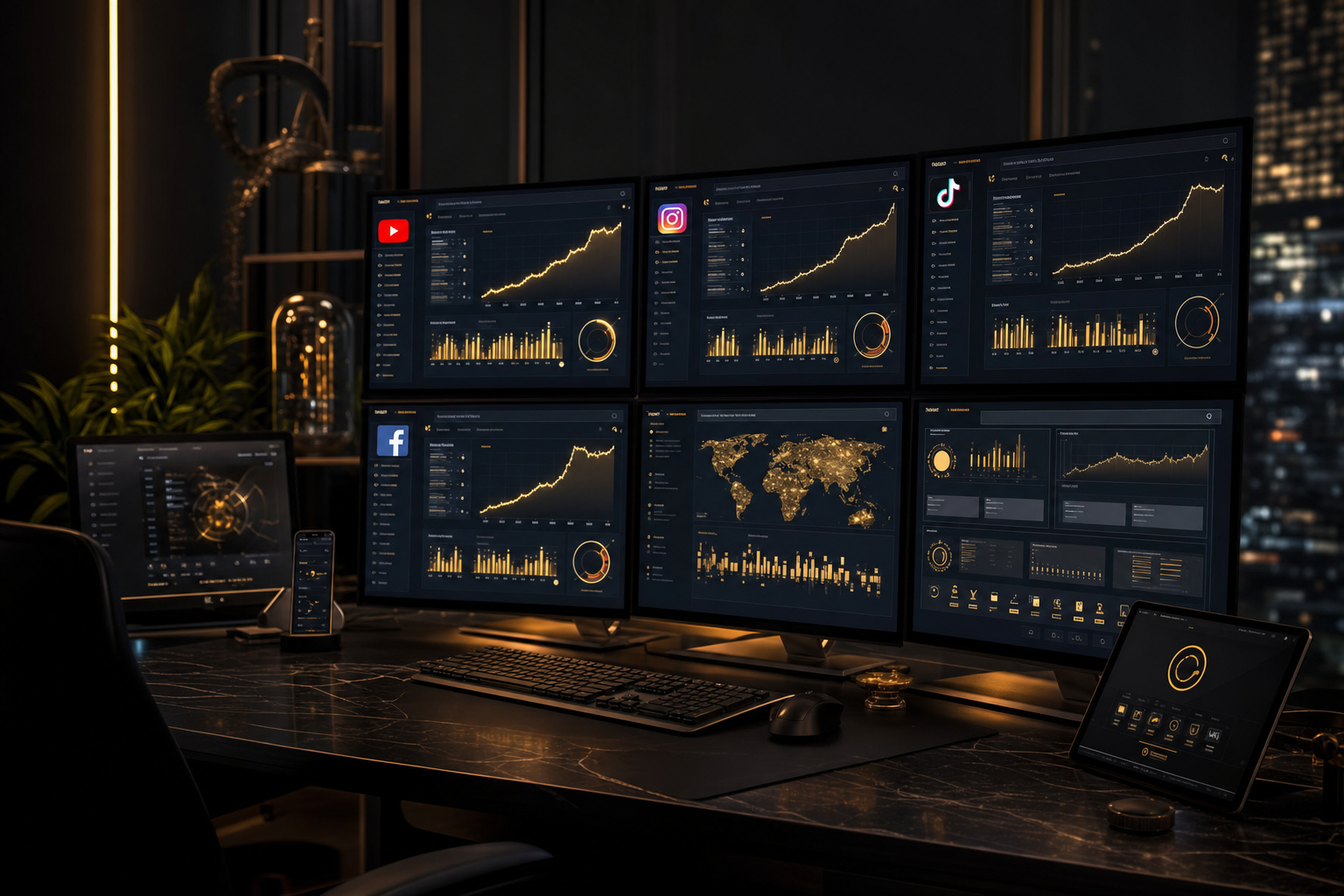 Omnichannel social media presence