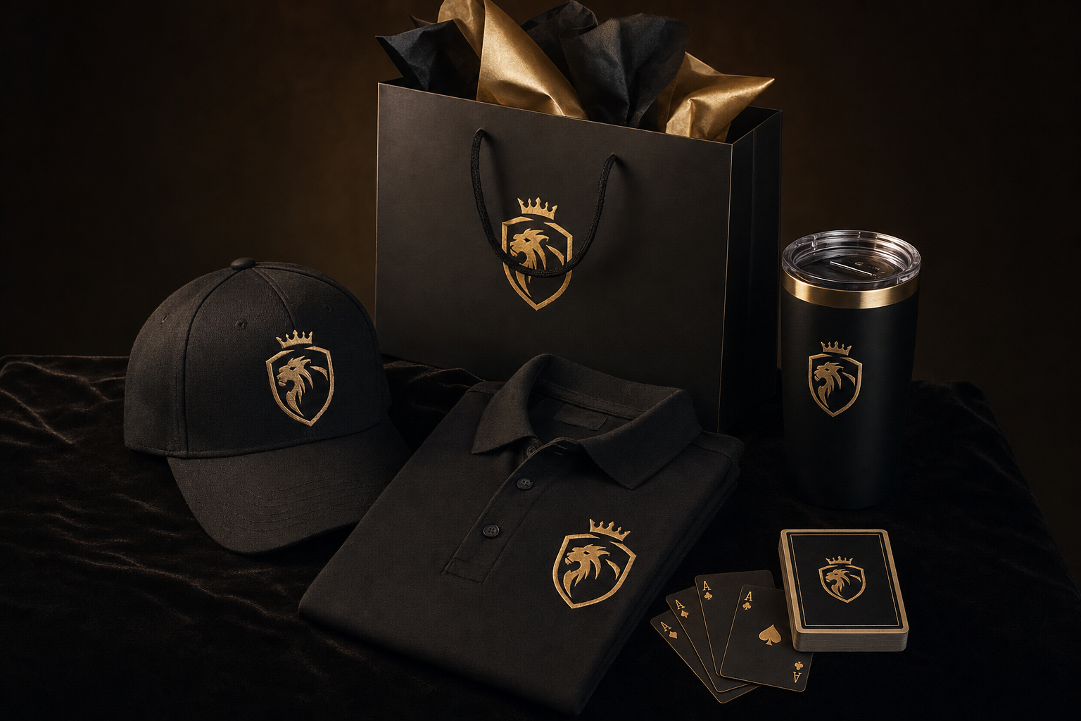 Premium branded merchandise display