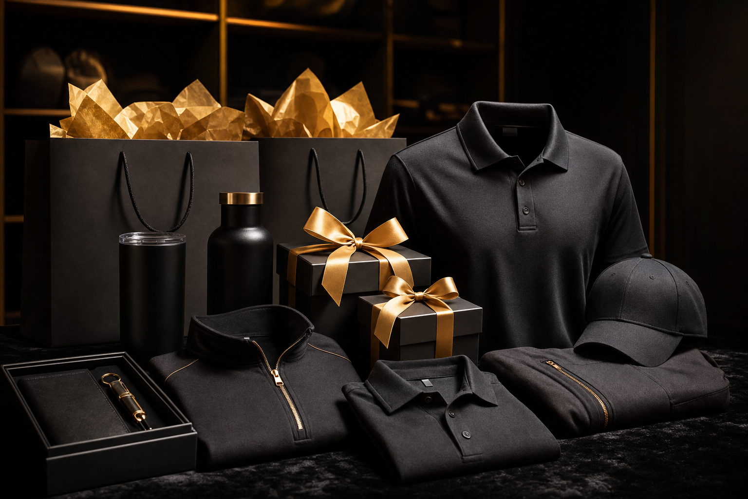 Premium branded merchandise display