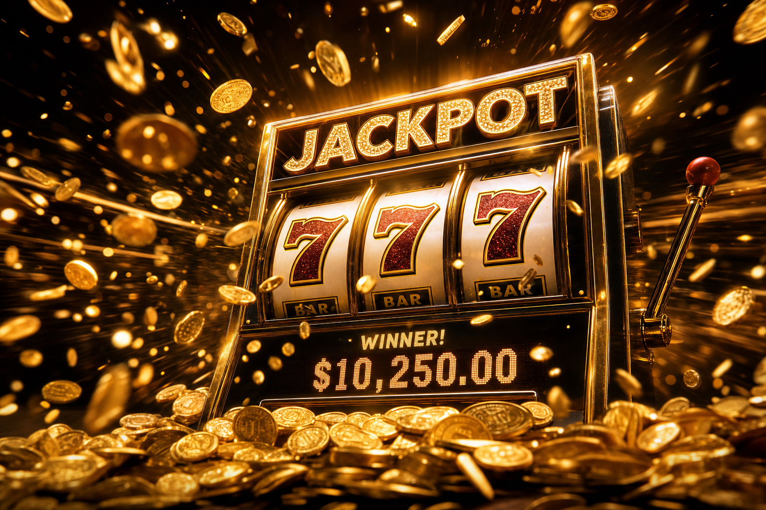 Jackpot winner celebration
