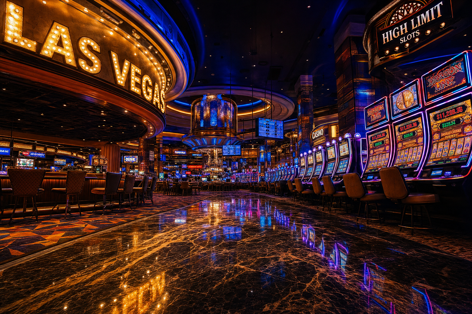 Casino floor atmosphere