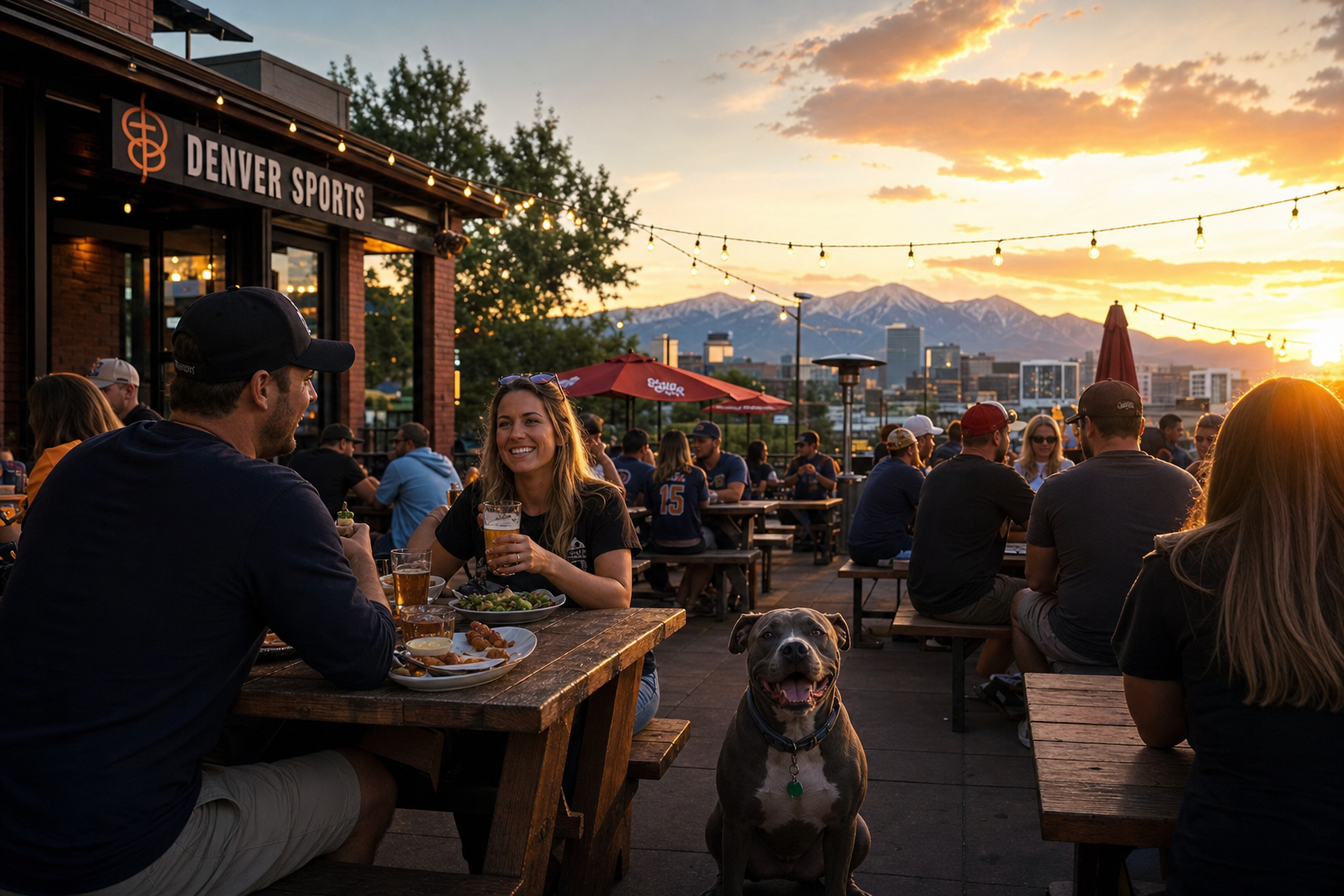 Ugly Dog Sports Cafe patio