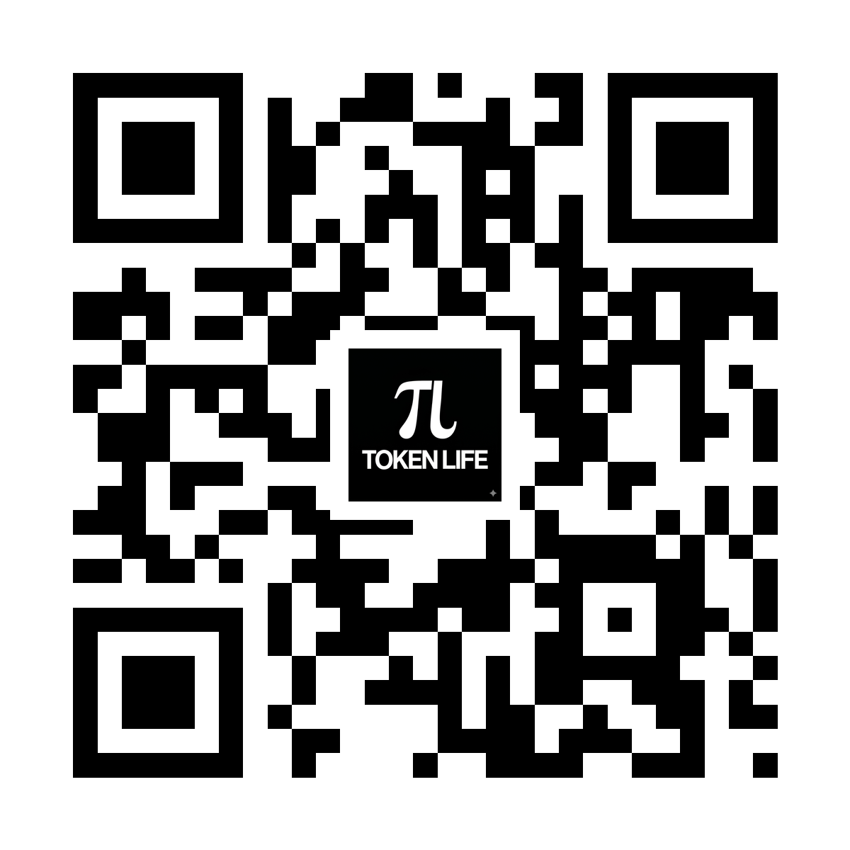 Token Life QR Code V2 TL Mark Only