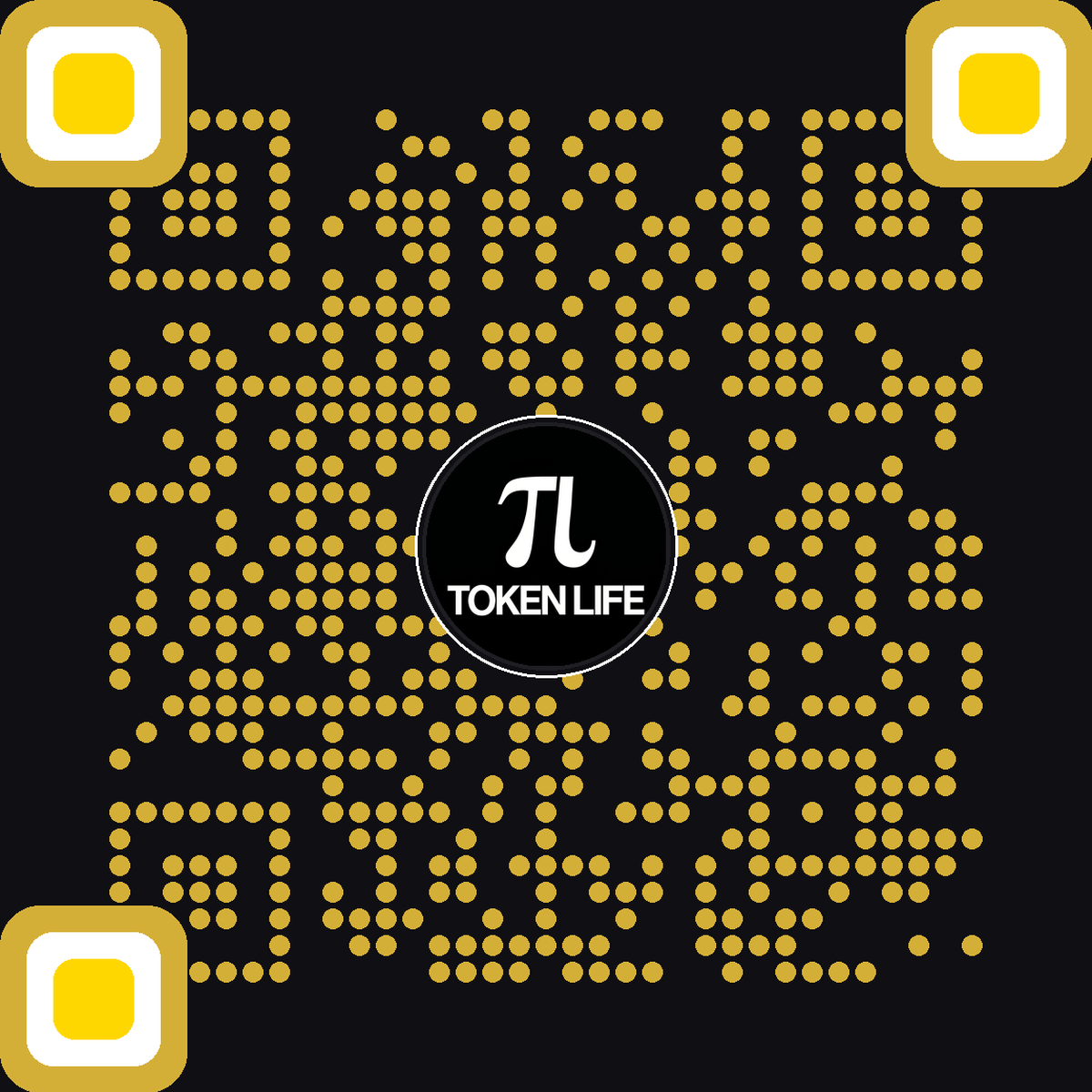 Gold Premium QR Code