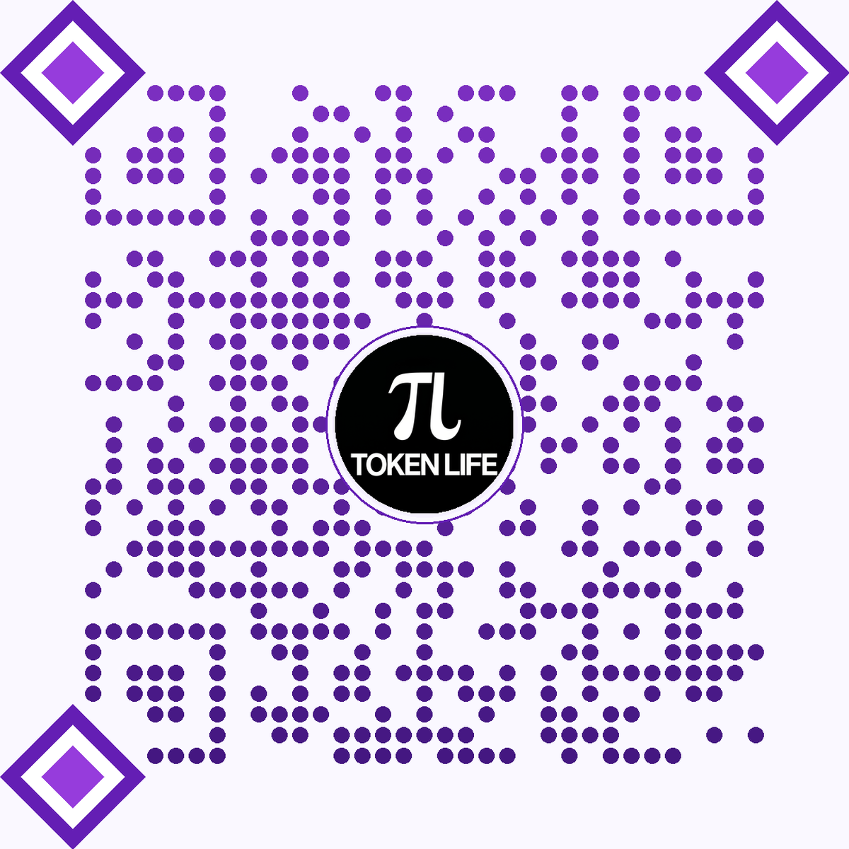 Purple Premium QR Code