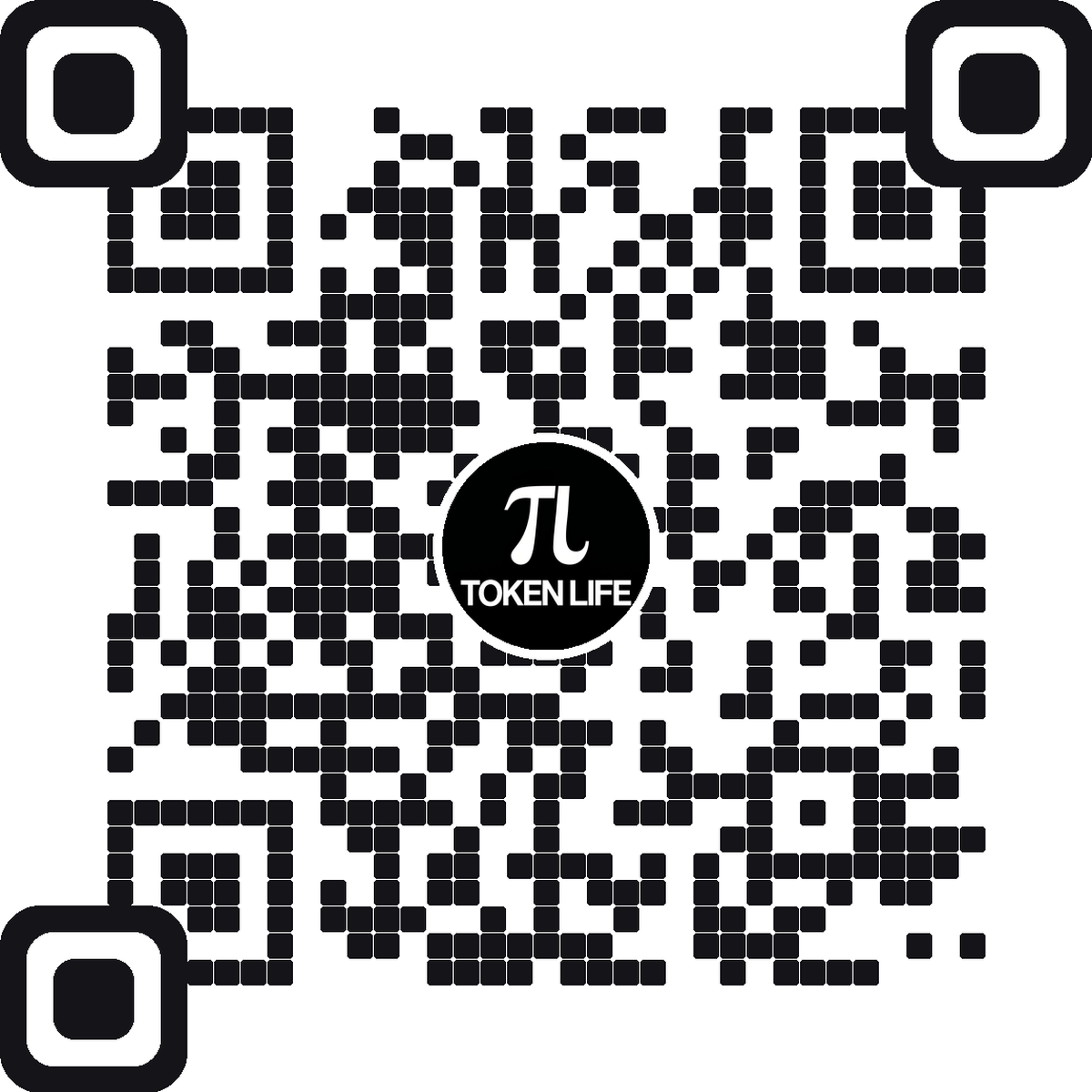 Clean Black QR Code