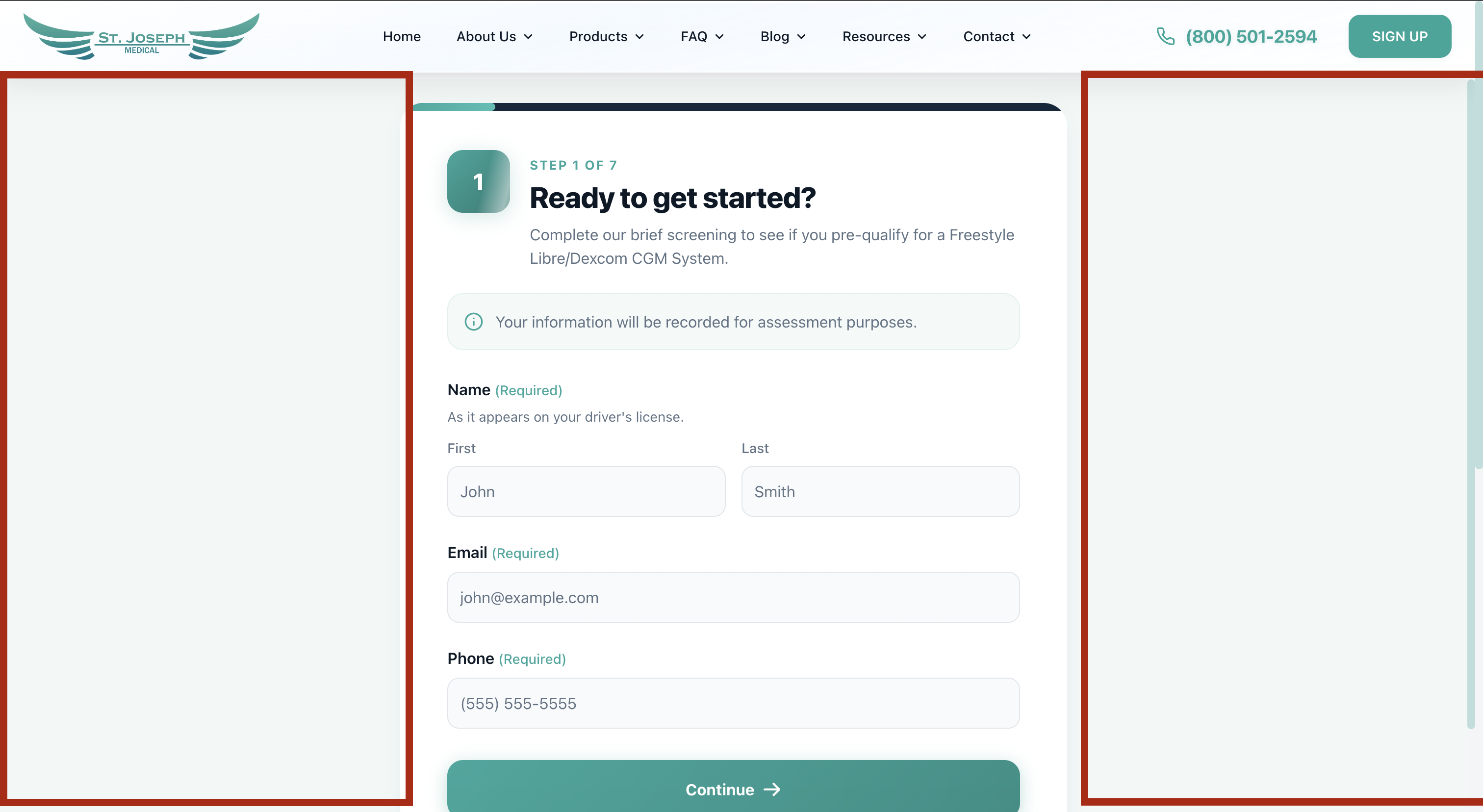 Form Sidebar Placement