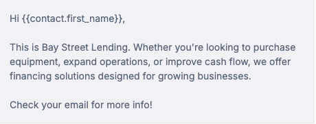 FB Lead Nurture SMS #2