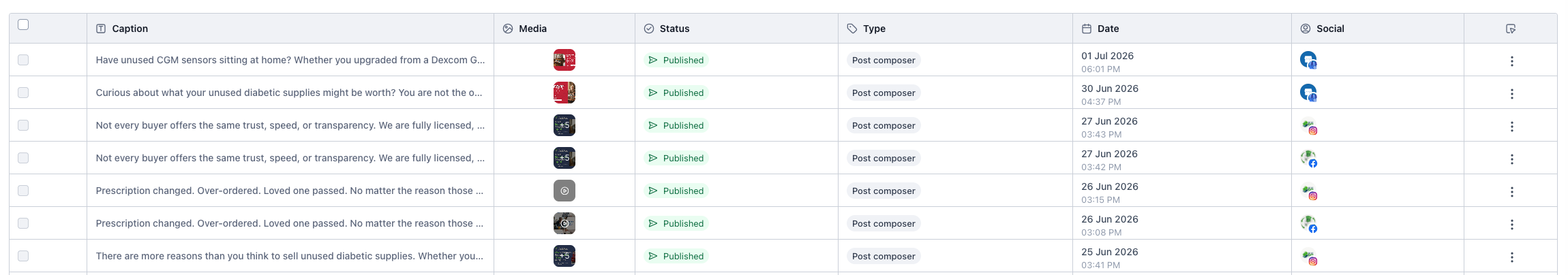 Social Media Planner