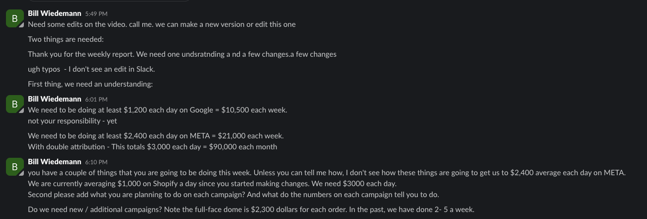 Lumara Shopify Revenue Data