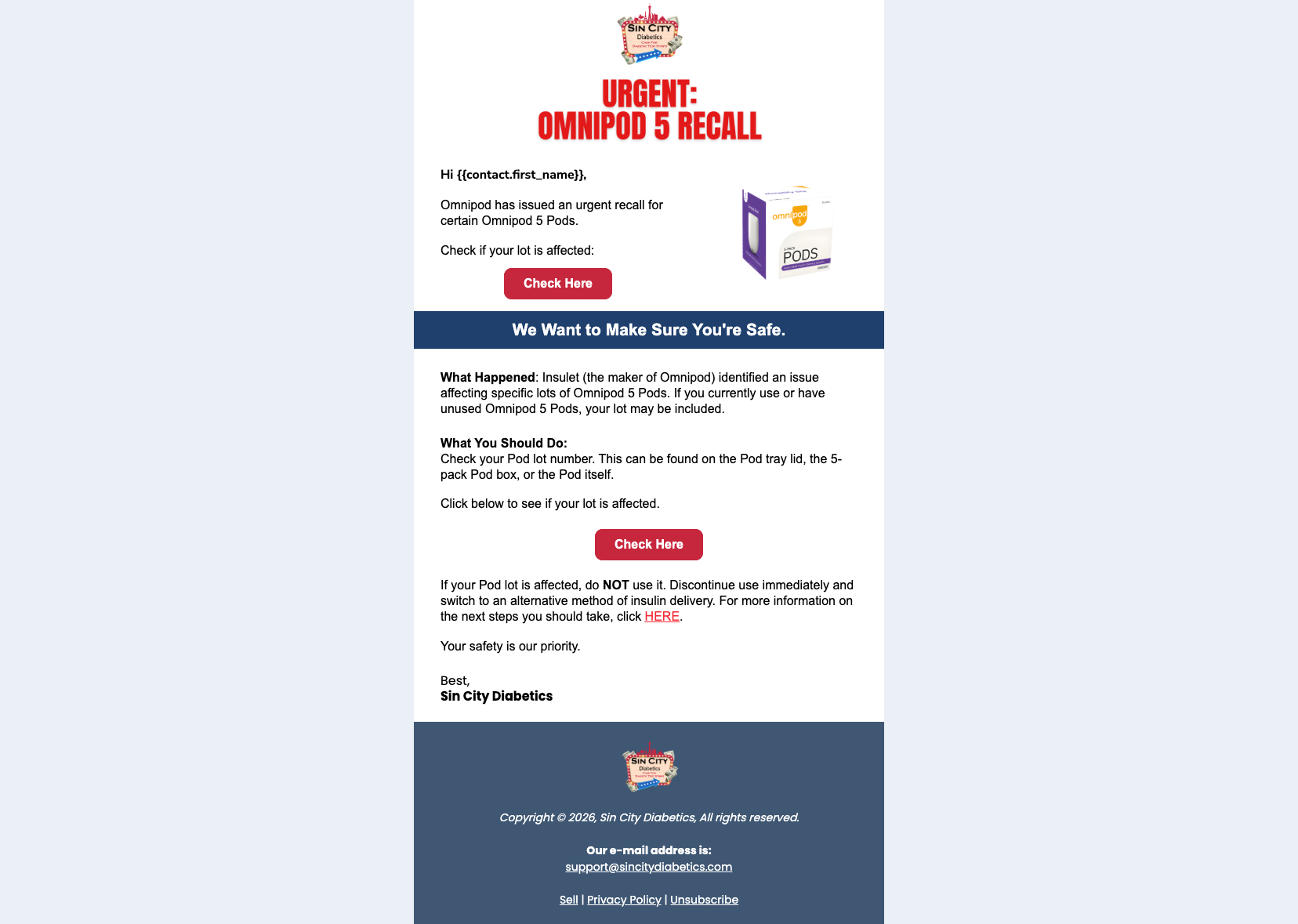 Omnipod 5 Recall Notice