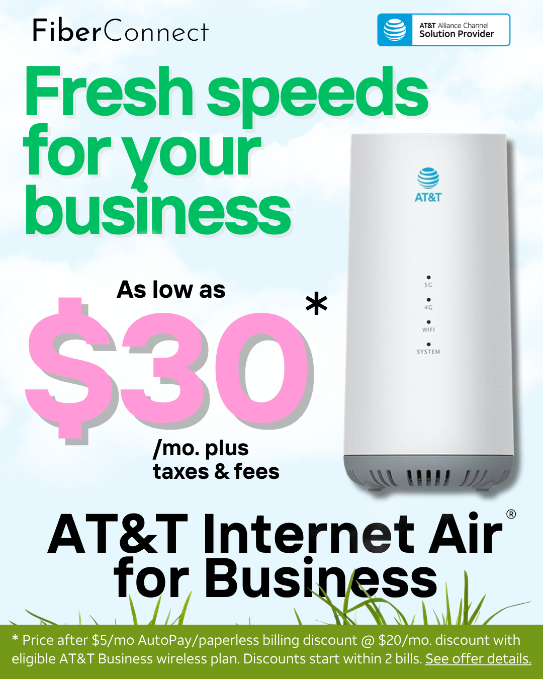 Fiber Sales spring ad creative 3