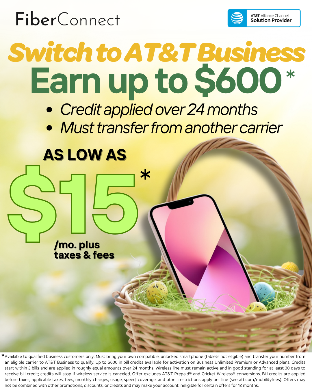 Fiber Sales spring ad creative 9