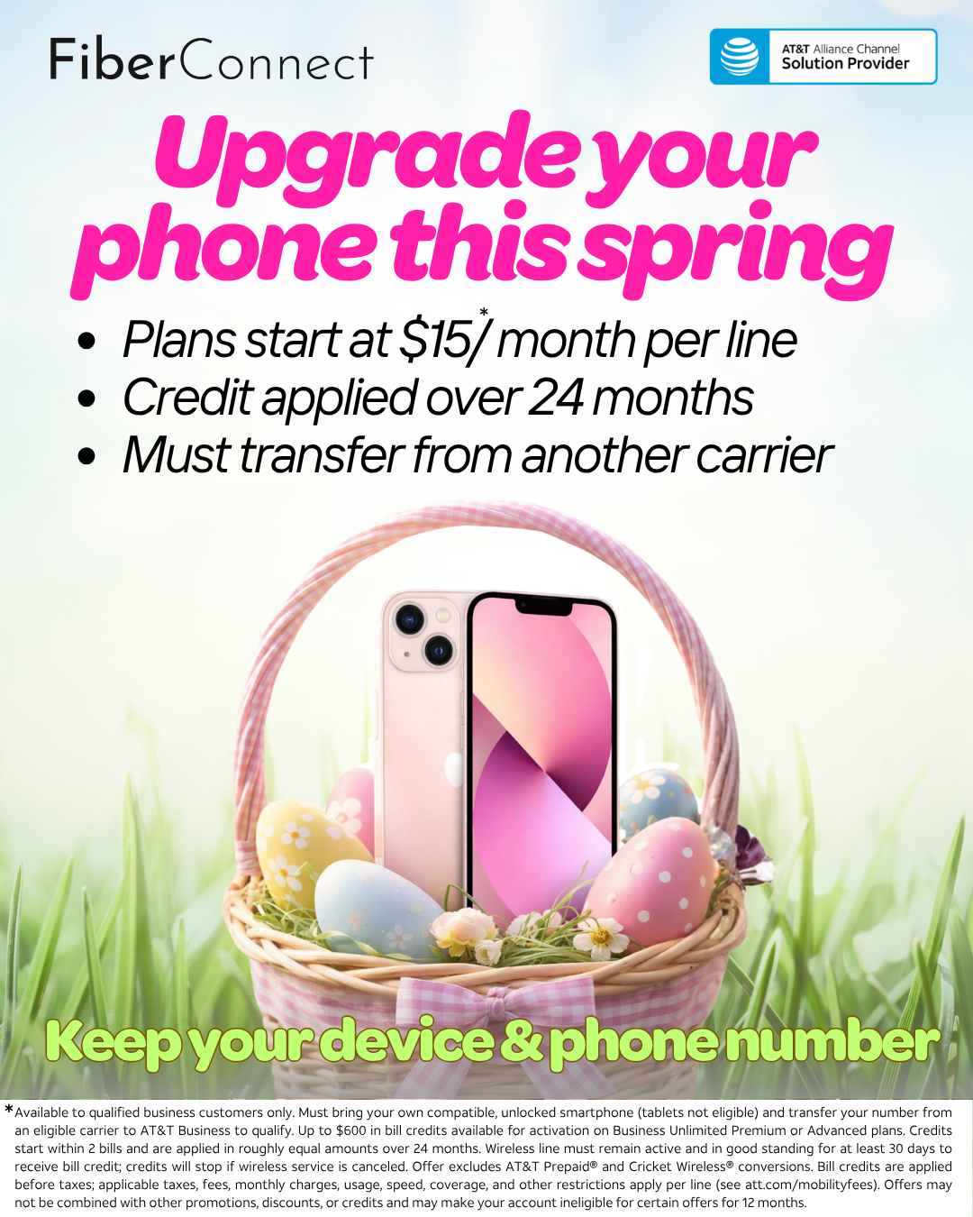 Fiber Sales spring ad creative 6