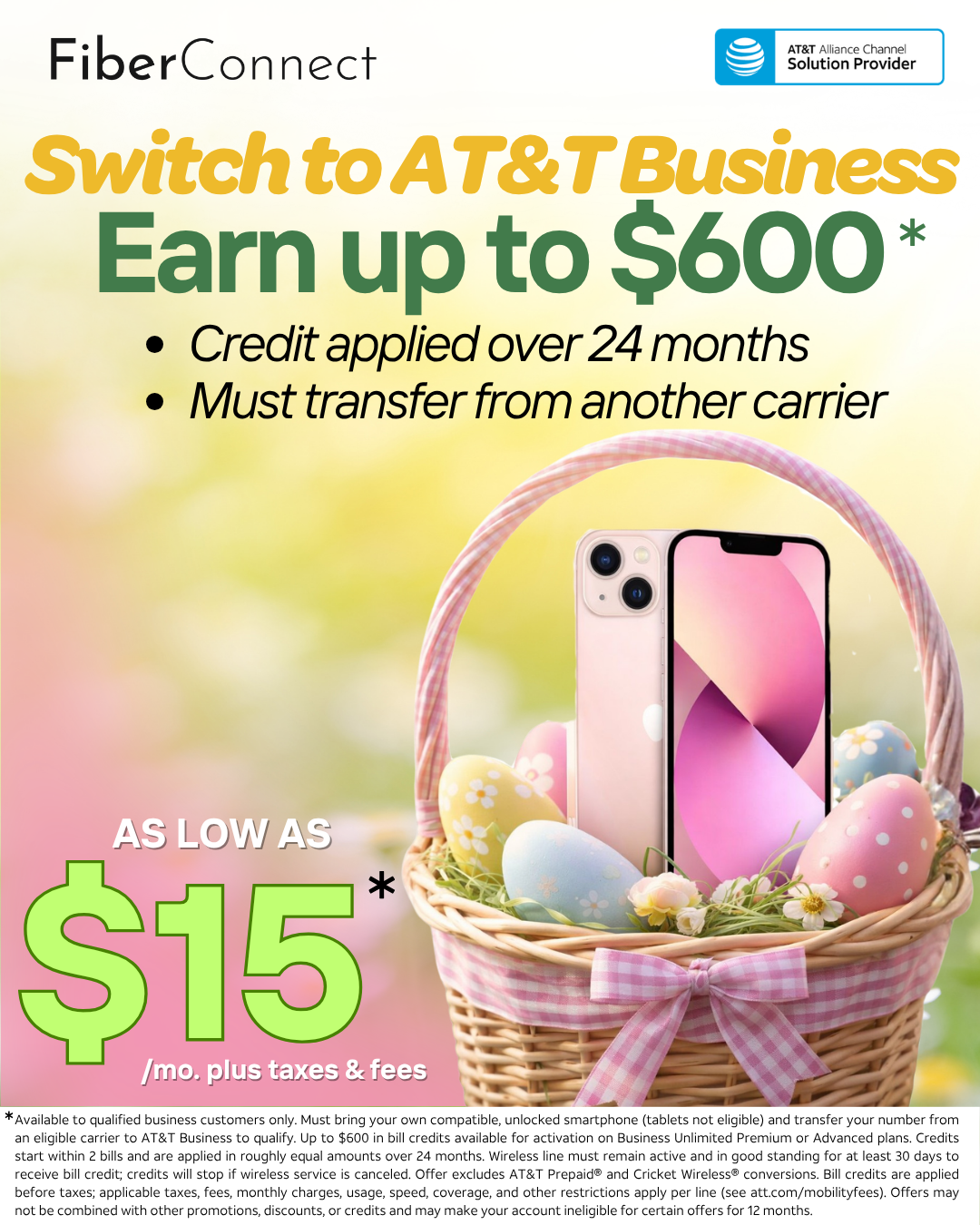 Fiber Sales spring ad creative 8