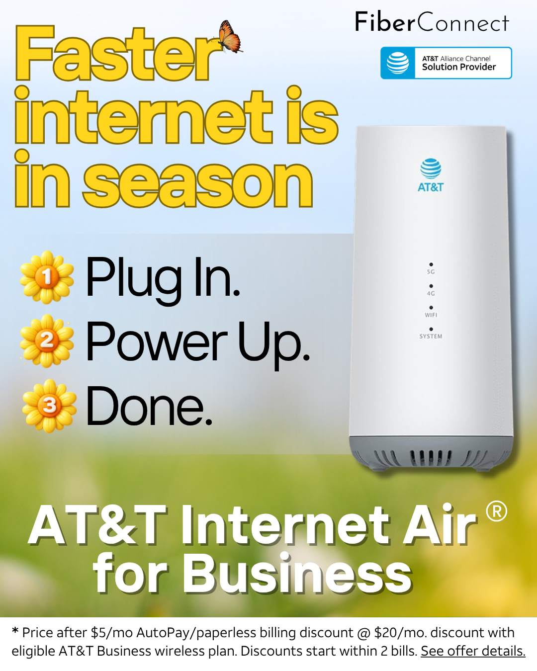 Fiber Sales spring ad creative 7