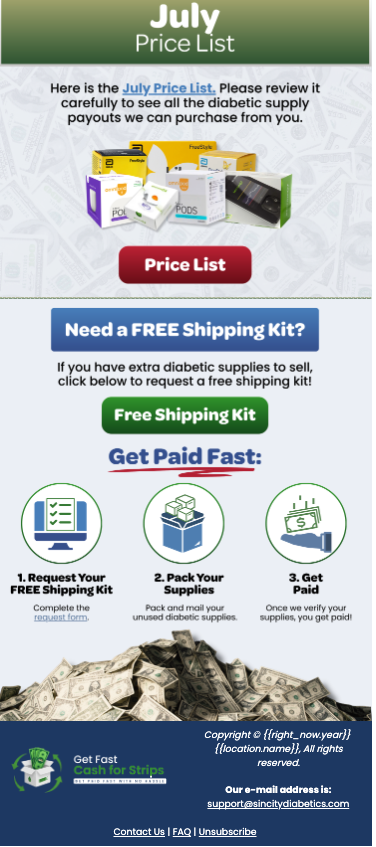 Get Fast July Price List