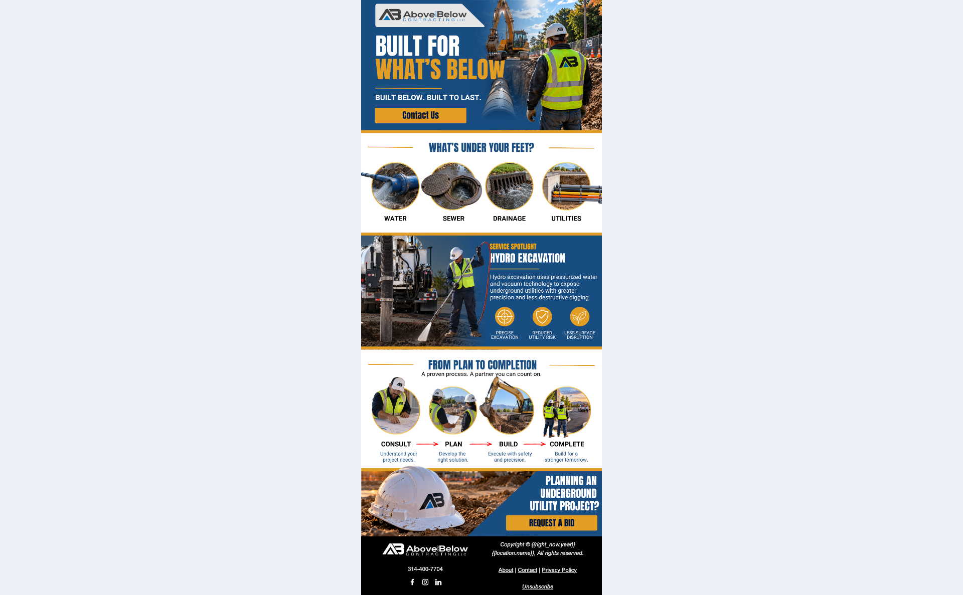 Contracting Email Campaign