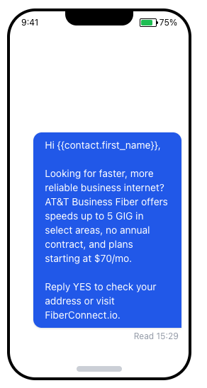 SMS Campaign #4 Preview