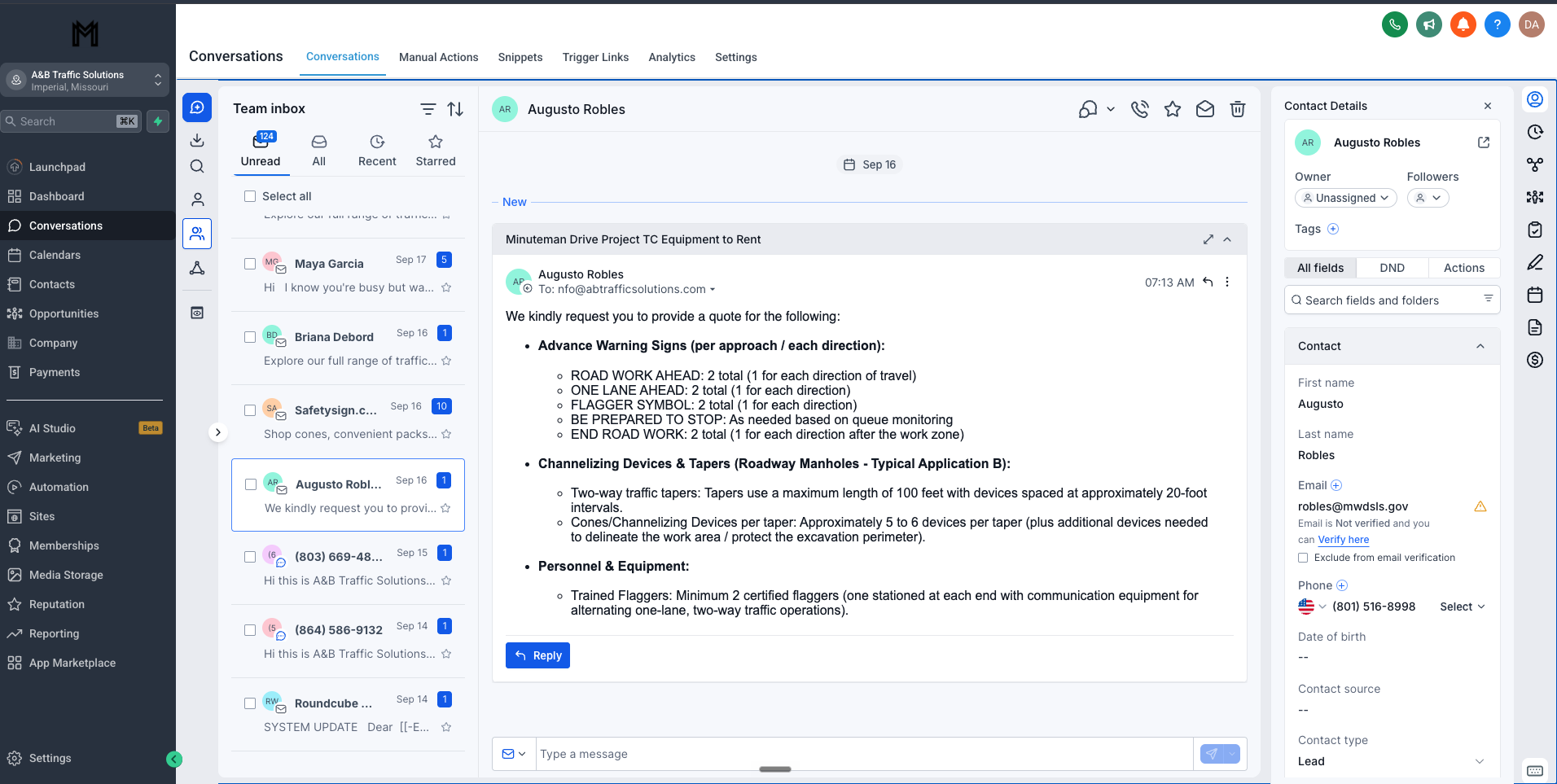 Traffic Solutions Screenshot 1