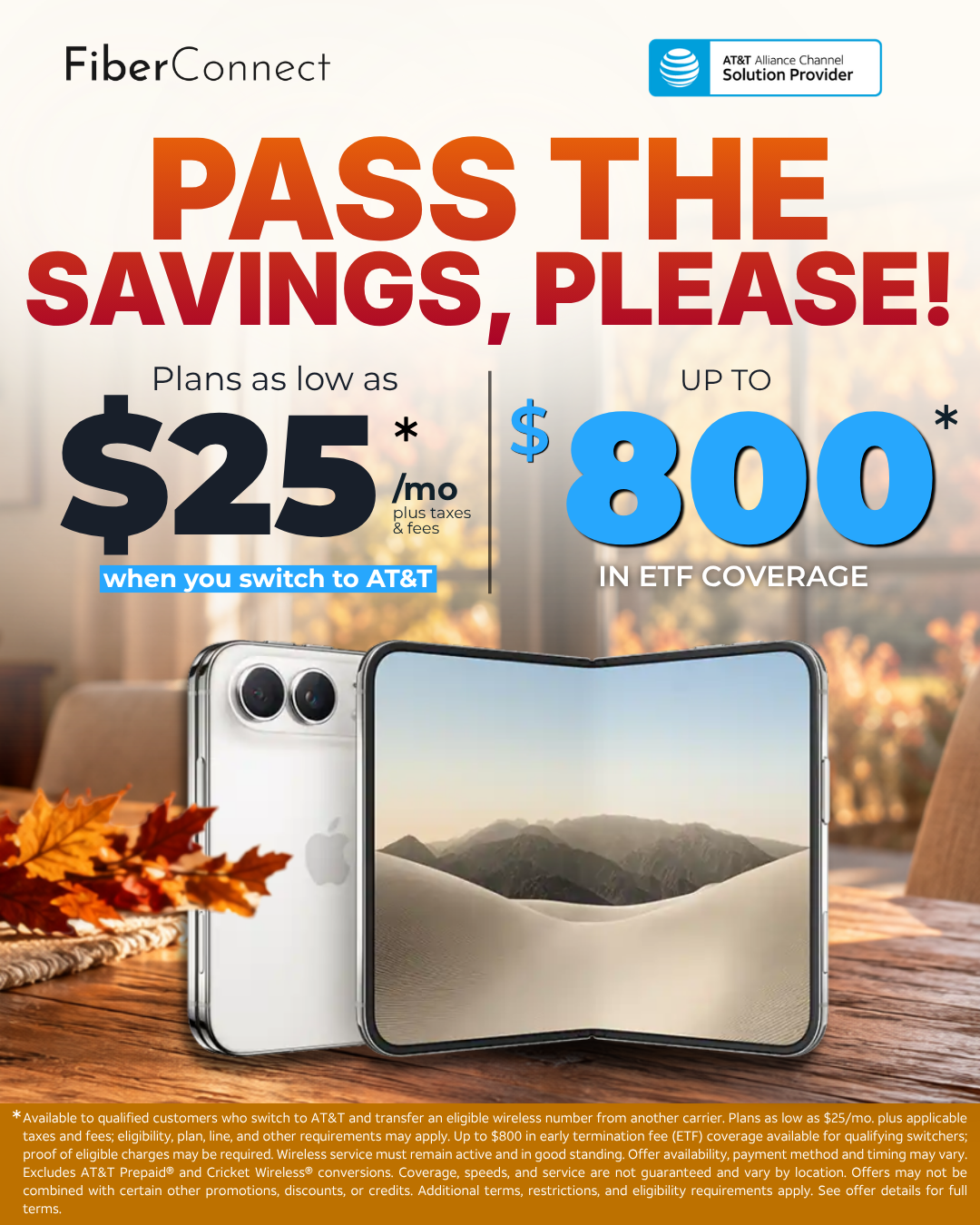 Pass the savings, please!