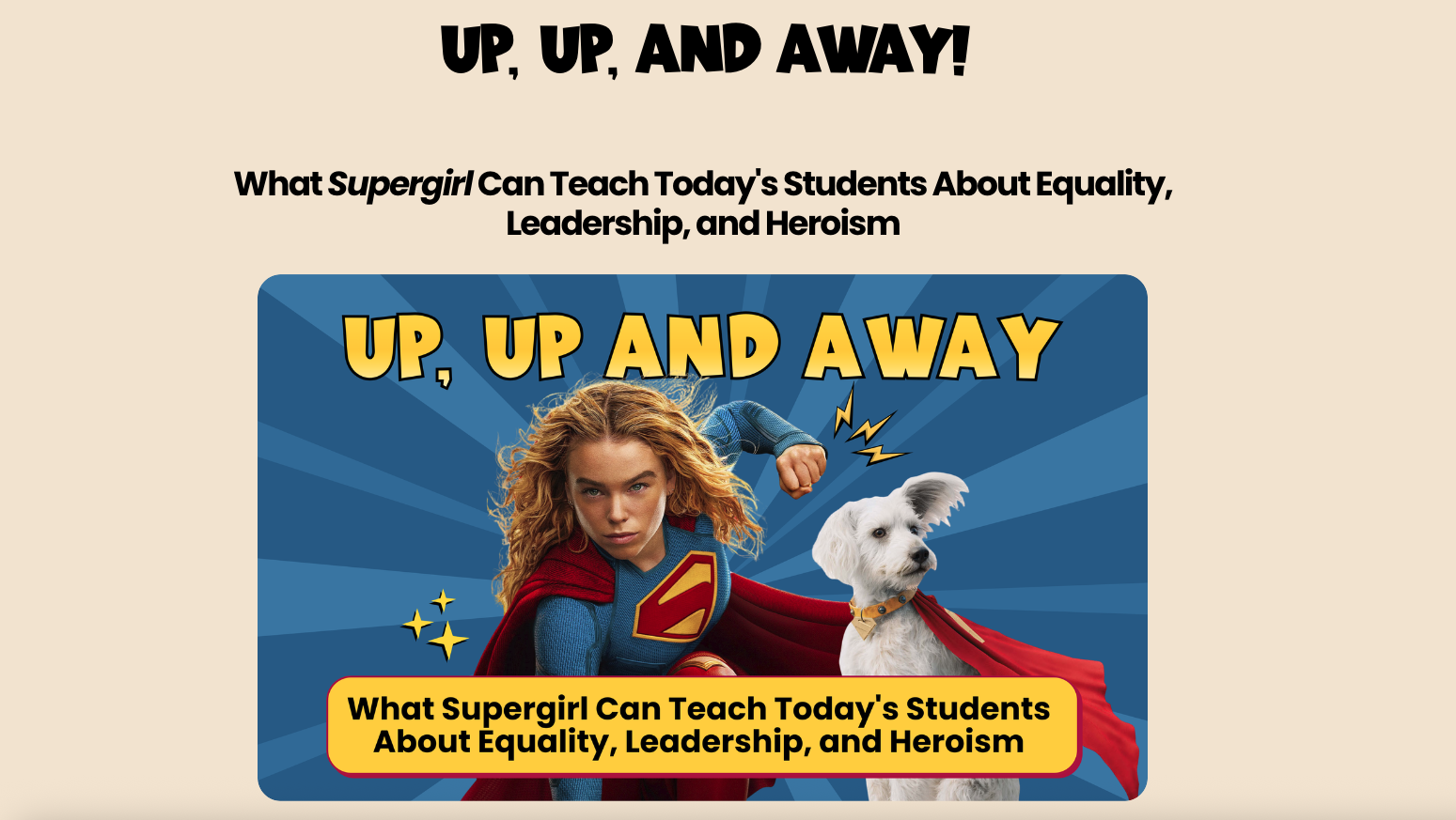Supergirl Blog