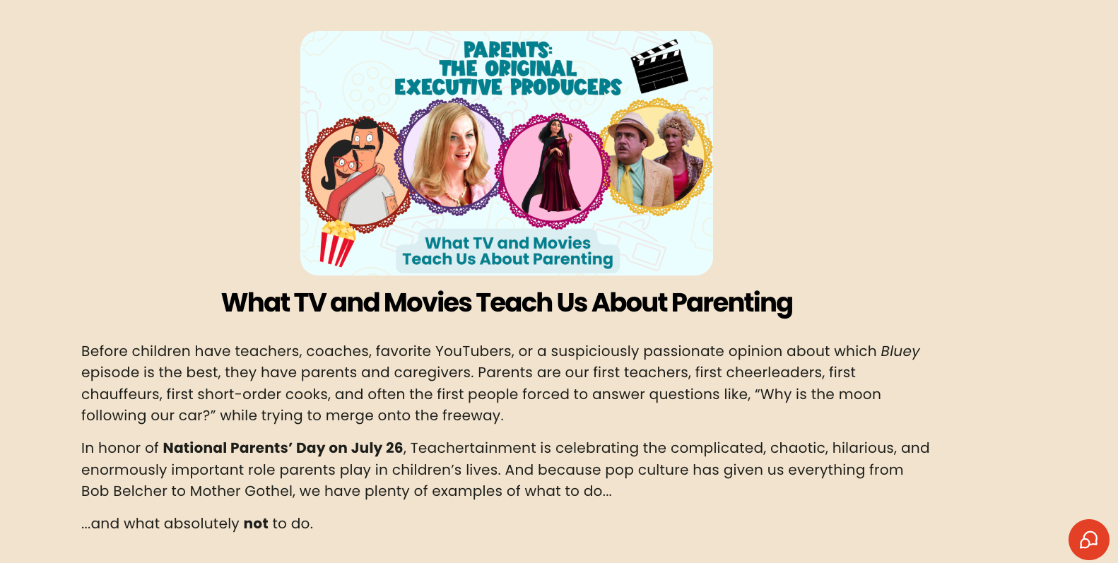 Parents Day Blog