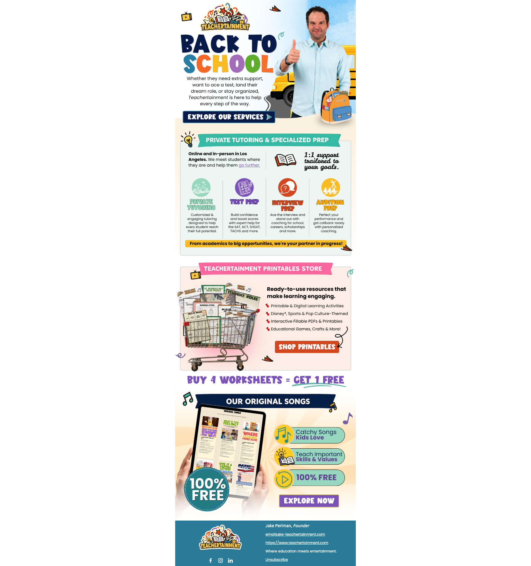 Back to School Parents Email