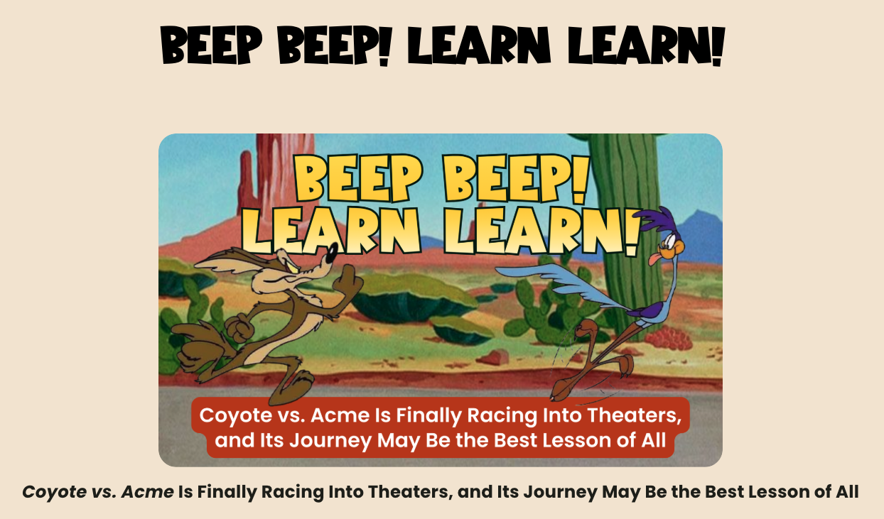 Coyote Vs ACME Blog