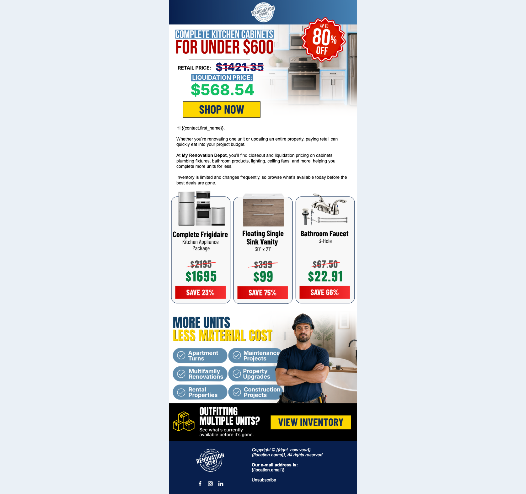 Cold Email - Yardi Construction List