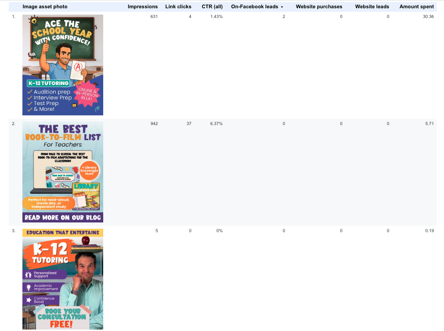 Top Meta Campaign Ads