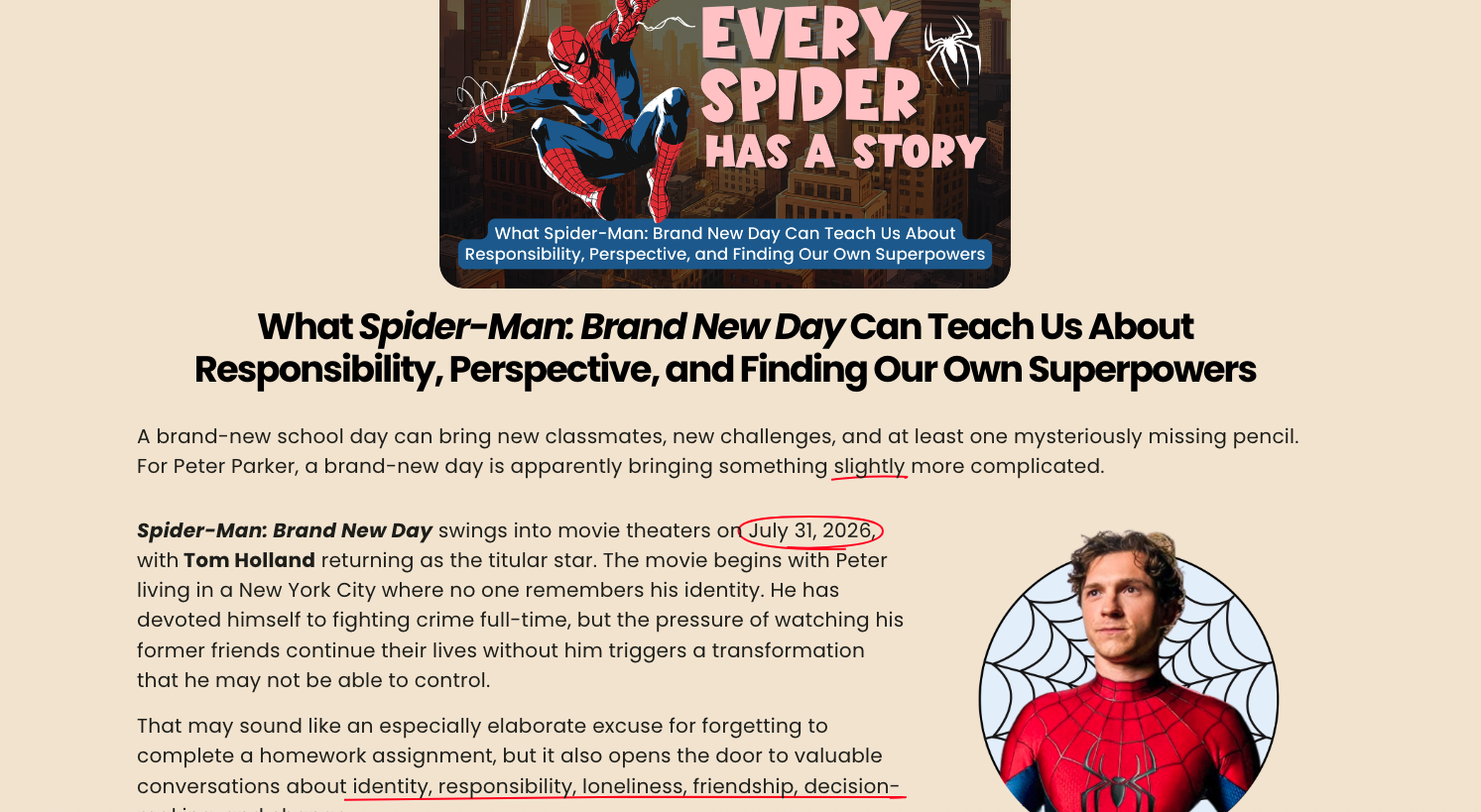 Spider-Man Blog