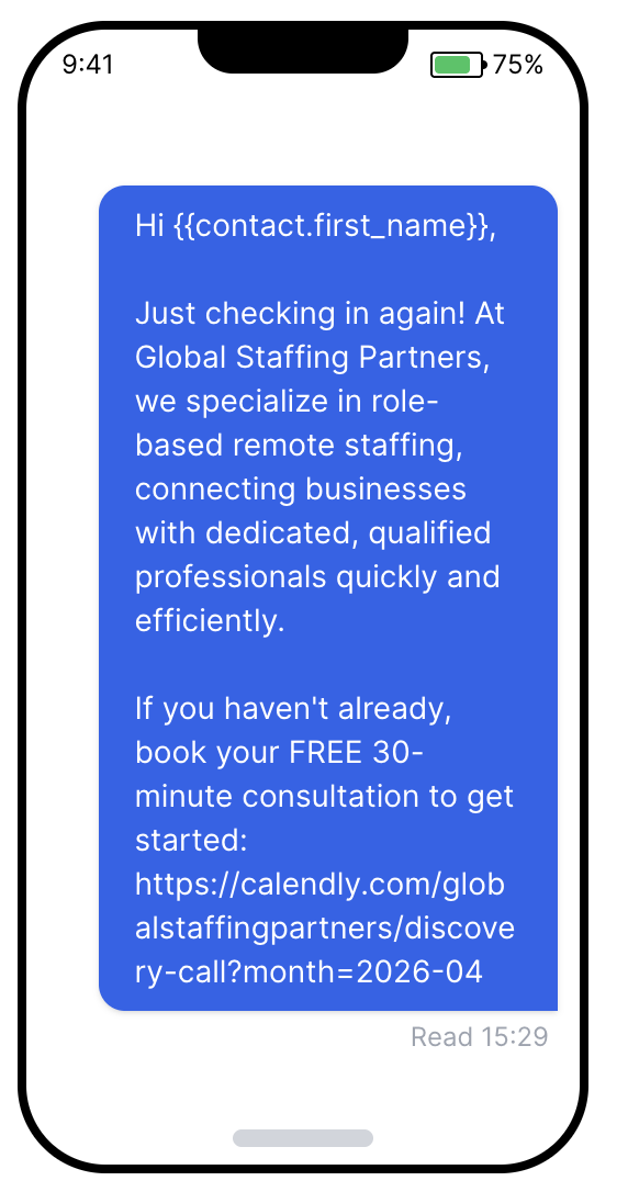 V2 SMS Lead Nurture #2