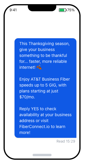 Thanksgiving SMS #5