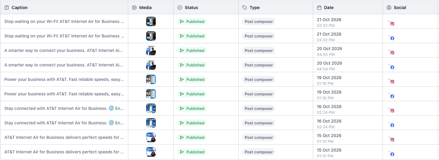 Social Media Planner