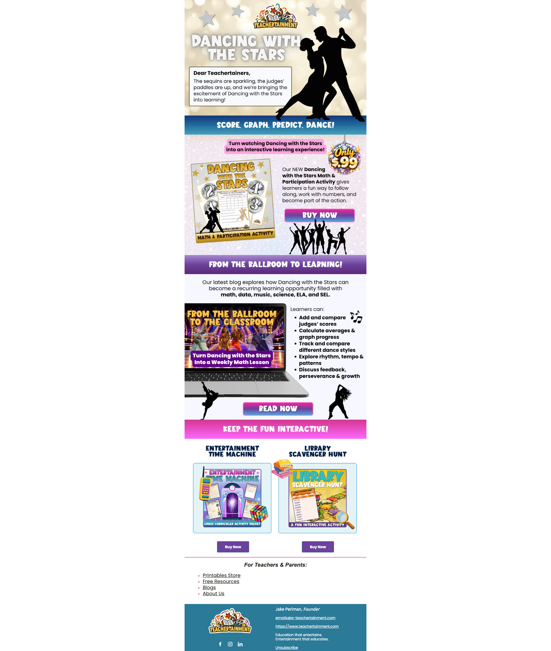 Dancing with the Stars Email